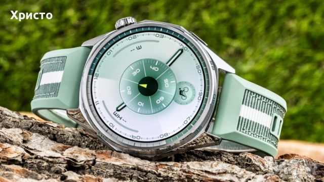 НОВ!!! Смарт часовник Huawei Watch GT 6, 46MM, Steel Stainless Steel Case, Green , снимка 5 - Смарт часовници - 53437154