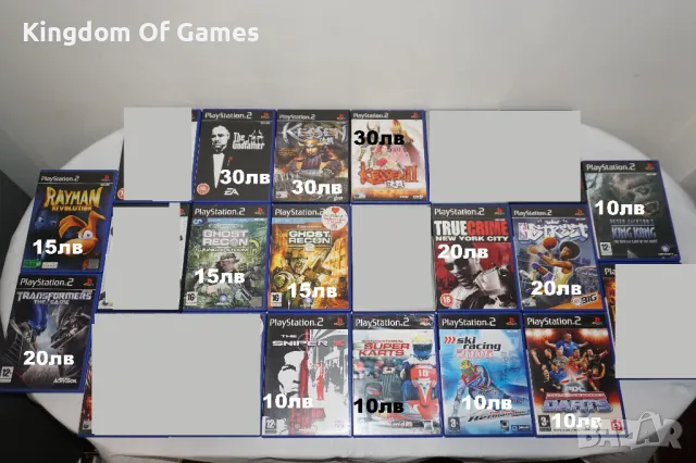 Игри за PS2 Godfather/Kessen 1 2/Rayman/Ghost Recon/Transformers/TrueCrime/Rayman Revolution/NBA