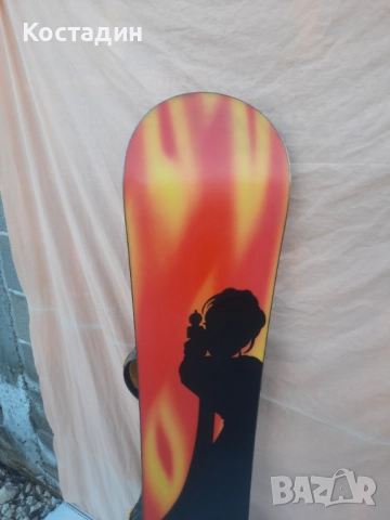 Сноуборд Nitro Black Widow 154см. с автомати , снимка 9 - Зимни спортове - 52442396