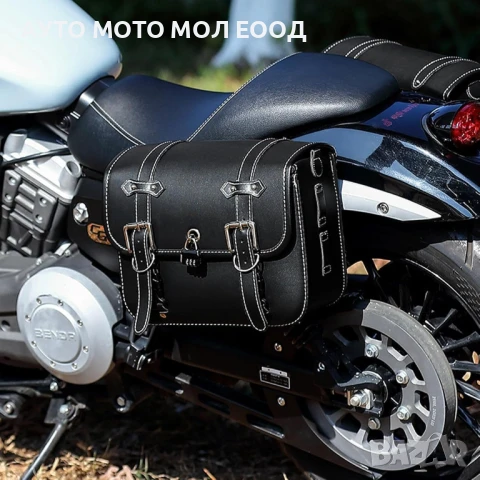 Странични Чанти/Дисаги от Еко кожа за Мотоциклет 26/22/12см., снимка 3 - Аксесоари и консумативи - 51395926