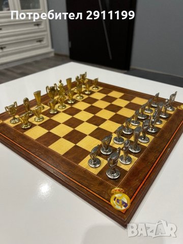 Метален шах на Real Madrid, снимка 10 - Шах и табла - 44166949