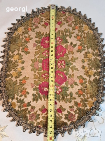 ретро сърмена покривка 32/3, снимка 4 - Покривки за маси - 53137670