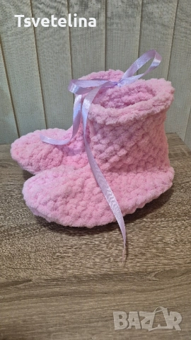 Домашни ботушки Пуфи, снимка 3 - Пантофи - 52435832