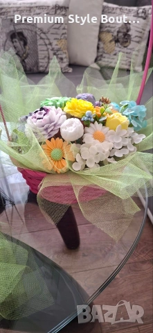 букет от свещи , снимка 2 - Декорация за дома - 53719718