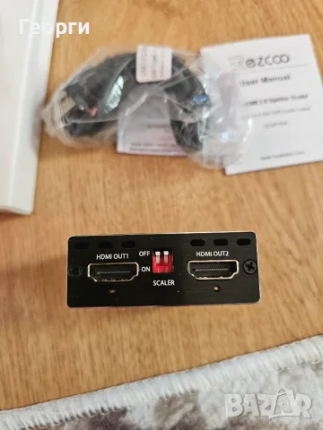 EZ-SP12H2 е 1x2 мини сплитер за Hdmi, Ultra HD 4K, снимка 4 - Приемници и антени - 56226987