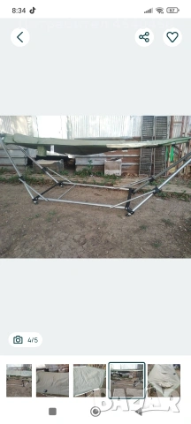 Хамак, люлка здрава конструкция , снимка 4 - Градински мебели, декорация  - 53503458