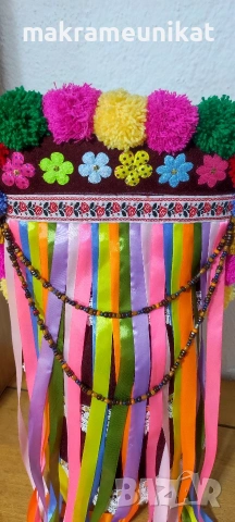 Кукерска маска, гугла, нова, Новодел, декорация, снимка 4 - Други - 53152997