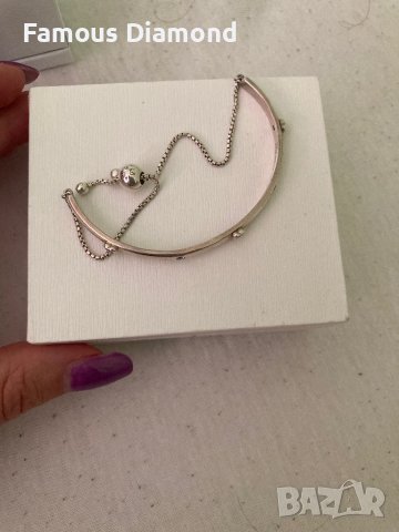 Гривна Пандора регулируем размер, снимка 2 - Гривни - 42266786