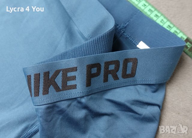 Nike Pro M маслено зелен клин с дължина 7/8ми, снимка 5 - Клинове - 40672902