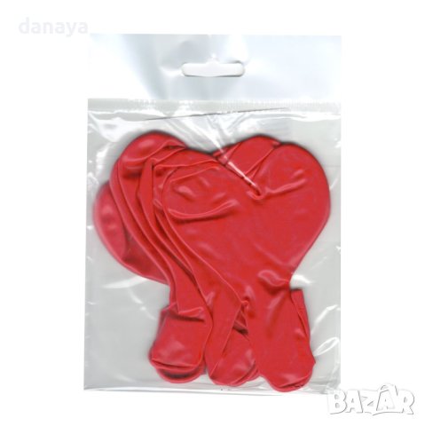 4495 Романтични балони сърце, 6 броя, снимка 5 - Декорация за дома - 44430801