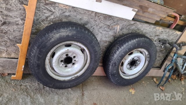 2бр гуми с джанти за кемпер, снимка 1 - Гуми и джанти - 41965426