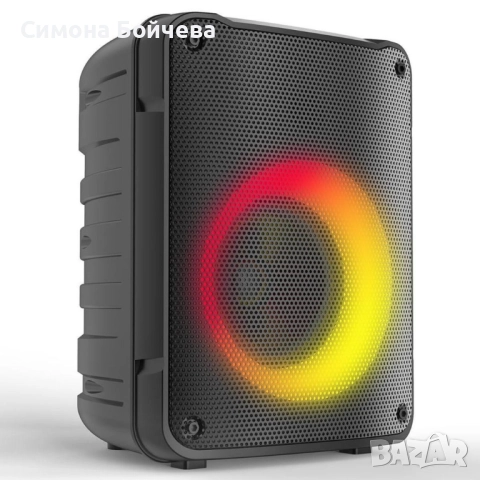 Преносима тонколона с Bluetooth LED дисплей USB слот AUX вход AKAI ABTS-V10, снимка 3 - Тонколони - 52807313