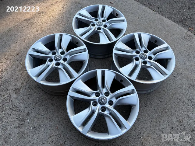 4 броя алуминиеви джанти за Opel Astra H,Opel Zafira B,Opel Meriva B 17, снимка 6 - Гуми и джанти - 56159879