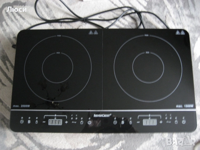 Двоен индукционен котлон Silvercrest, снимка 5 - Котлони - 52673514