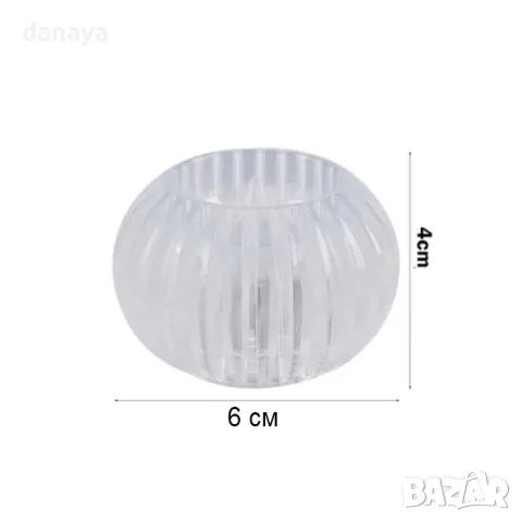 5424 Мини електронна свещ в кръгла форма, 6 см, снимка 6 - Декорация за дома - 47840875