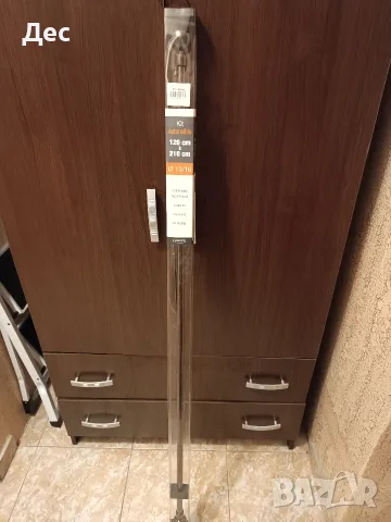 Телескопичен корниз 120-210см, снимка 4 - Паравани - 56246704