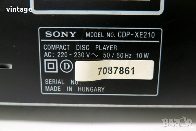 Sony CDP-XE210, снимка 8 - Други - 41067308