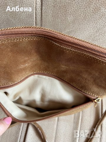 Нова дамска чанта през рамо естествена кожа, снимка 5 - Чанти - 41103692