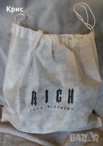 John Richmond оригинална мъжка чанта от естествена кожа, снимка 3 - Чанти - 52805295