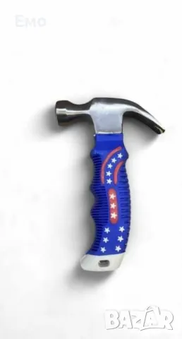 Малък чук със синя гумена дръжка, снимка 8 - Други инструменти - 47721476