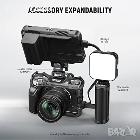 Нов Алуминиев калъф протектор за фотоапарат/Съвместима с Fujifilm X-T5, снимка 4 - Чанти, стативи, аксесоари - 41599538
