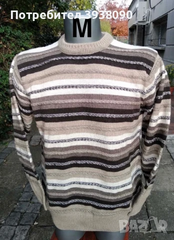 Мъжки пуловери елегантни вълна НОВИ - М, L, XL, снимка 8 - Пуловери - 50980321