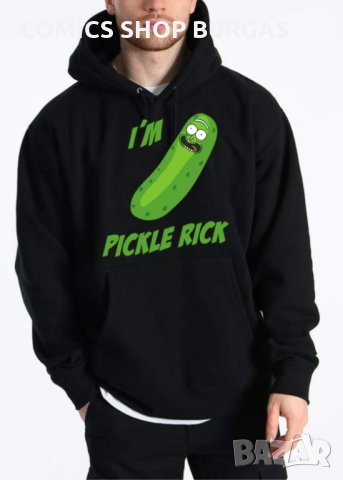 Суичър унисекс без цип RICK and MORTY, снимка 2 - Суичъри - 34690748