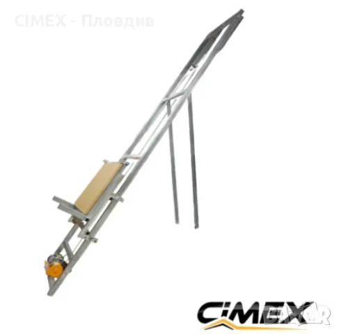 Стоманен подемник за строителни материали и фотоволтаични панели - 20м. / 200кг.