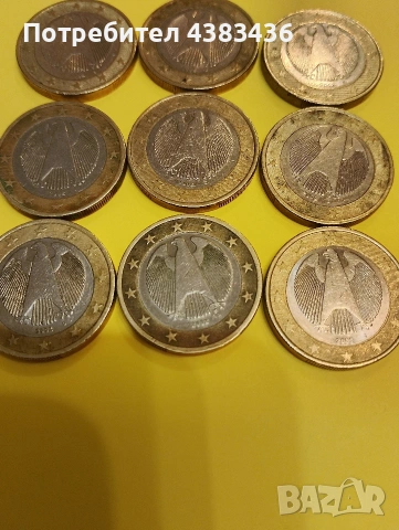 монети от 1 евро, снимка 2 - Нумизматика и бонистика - 53417820
