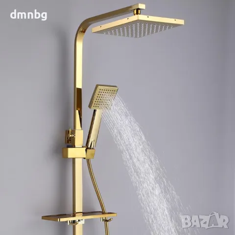 Душ система със смесител в златно 811-C, снимка 2 - Душове - 47503897