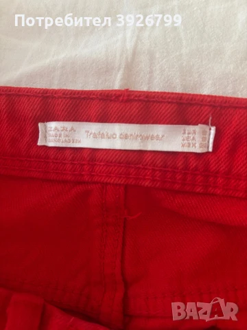 Дамска дънкова пола Zara, снимка 3 - Поли - 50581344