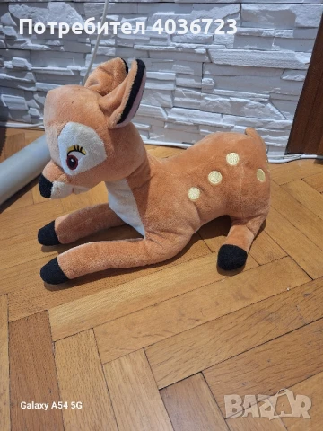 Плюшено куче и плюшено Бамби, снимка 8 - Плюшени играчки - 51301530