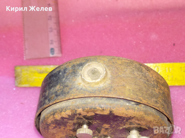SLAVA MADE in USSR Стар КОЛЕКЦИОНЕРСКИ РУСКИ БУДИЛНИК МЕХАНИЧЕН НАСТОЛЕН ЧАСОВНИК СЛАВА СССР 39230, снимка 7 - Антикварни и старинни предмети - 44544935