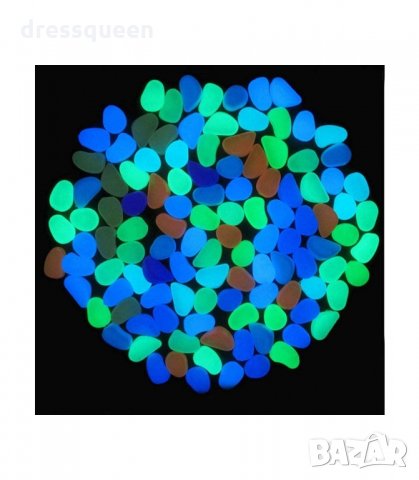 3146 Светещи  градински камъни 100бр, снимка 10 - Градински мебели, декорация  - 34238027