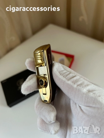 Подаръчен комплект Guevara – аксесоари за пури (запалка + ножица), снимка 5 - Запалки - 52917805