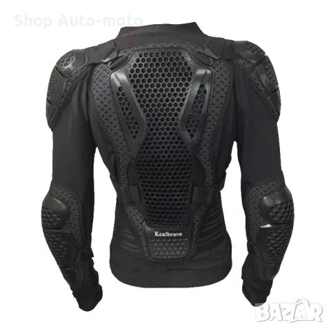 Мото ризница Automat, Регулируем протектор за тяло, Черен, снимка 2 - Аксесоари и консумативи - 53683491