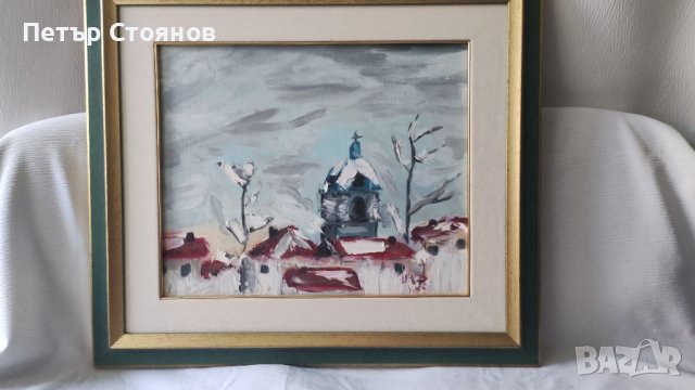 Страхотна френска картина - маслени бои