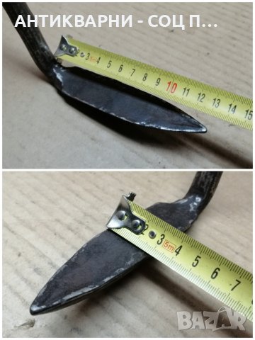 Стара Кована Огрибка, Стар Кован Инструмент / 70 см. , снимка 9 - Антикварни и старинни предмети - 44356611