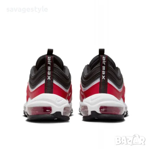 Дамски маратонки NIKE Air Max 97 Gs Shoes Black/Red, снимка 3 - Маратонки - 47713974