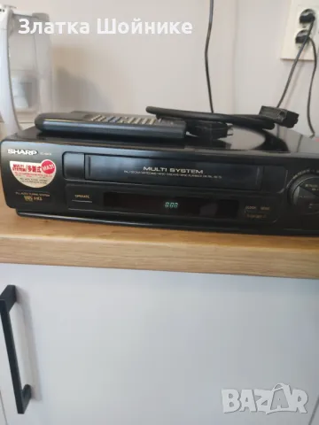VHS Sharp видео рекордер почти ново, снимка 10 - Плейъри, домашно кино, прожектори - 45470032