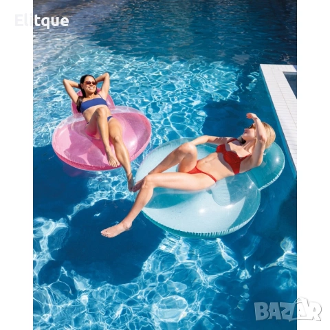 Надуваем шезлонг - 137см