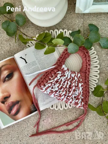 Плетени малки чанти, снимка 6 - Чанти - 49182766