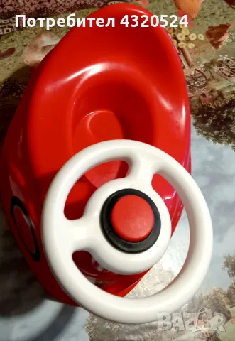 Детско гърне BIG- форма на кола с волан, снимка 2 - Други - 49937483