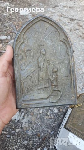 Две пана от цветен метал , снимка 9 - Пана - 50931266