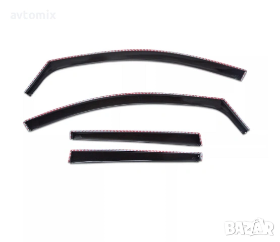 Комплект от 4бр. ветробрани зa DACIA DUSTER2017-2023, снимка 2 - Аксесоари и консумативи - 53872506