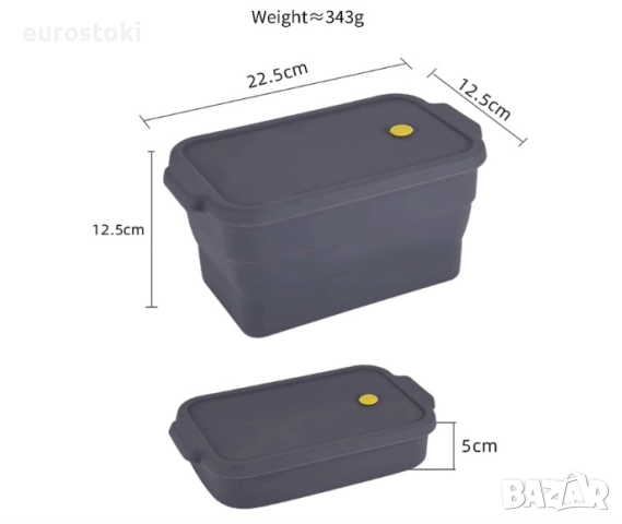 Силиконова форма за печене AUTOWNLUX, сгъваема силиконова форма с капак, форма за хляб, торти, сладк, снимка 5 - Други - 52471545