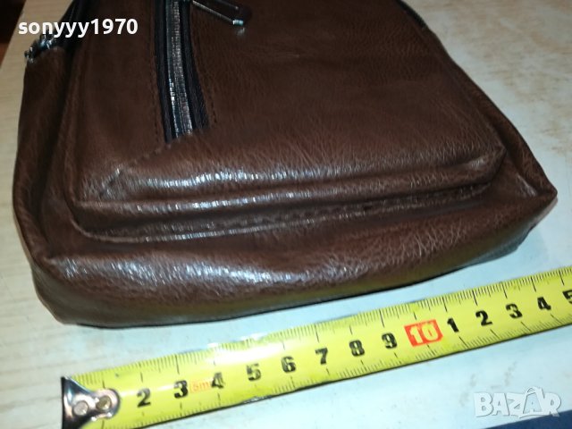 КАФЯВА КОЖЕНА ЧАНТА 2508230828, снимка 9 - Чанти - 41960481