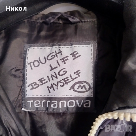 Зимно яке с качулка, Тъмно сиво, снимка 2 - Якета - 52793524