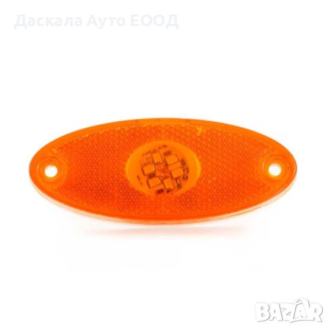 1бр. Диодни LED ЛЕД габарити светлини 24 волта с 6 SMD диода , ОРАНЖЕВИ, снимка 3 - Аксесоари и консумативи - 23146458