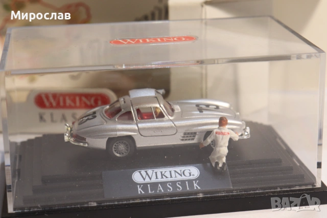 WIKING H0 1/87 MERCEDES BENZ SL РАЛИ МОДЕЛ КОЛИЧКА, снимка 3 - Колекции - 53596494